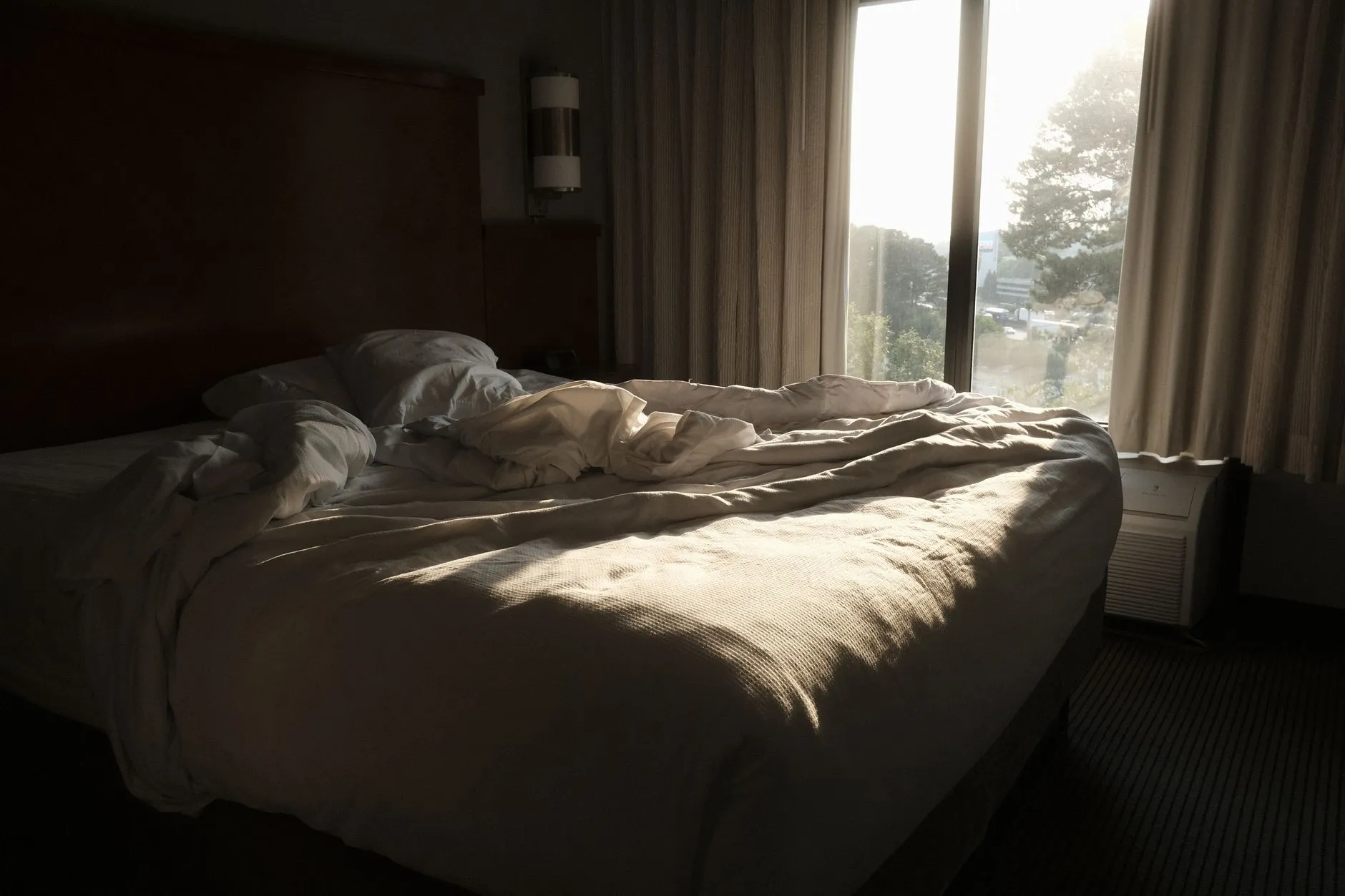 Bettlaken im Schlafzimmer